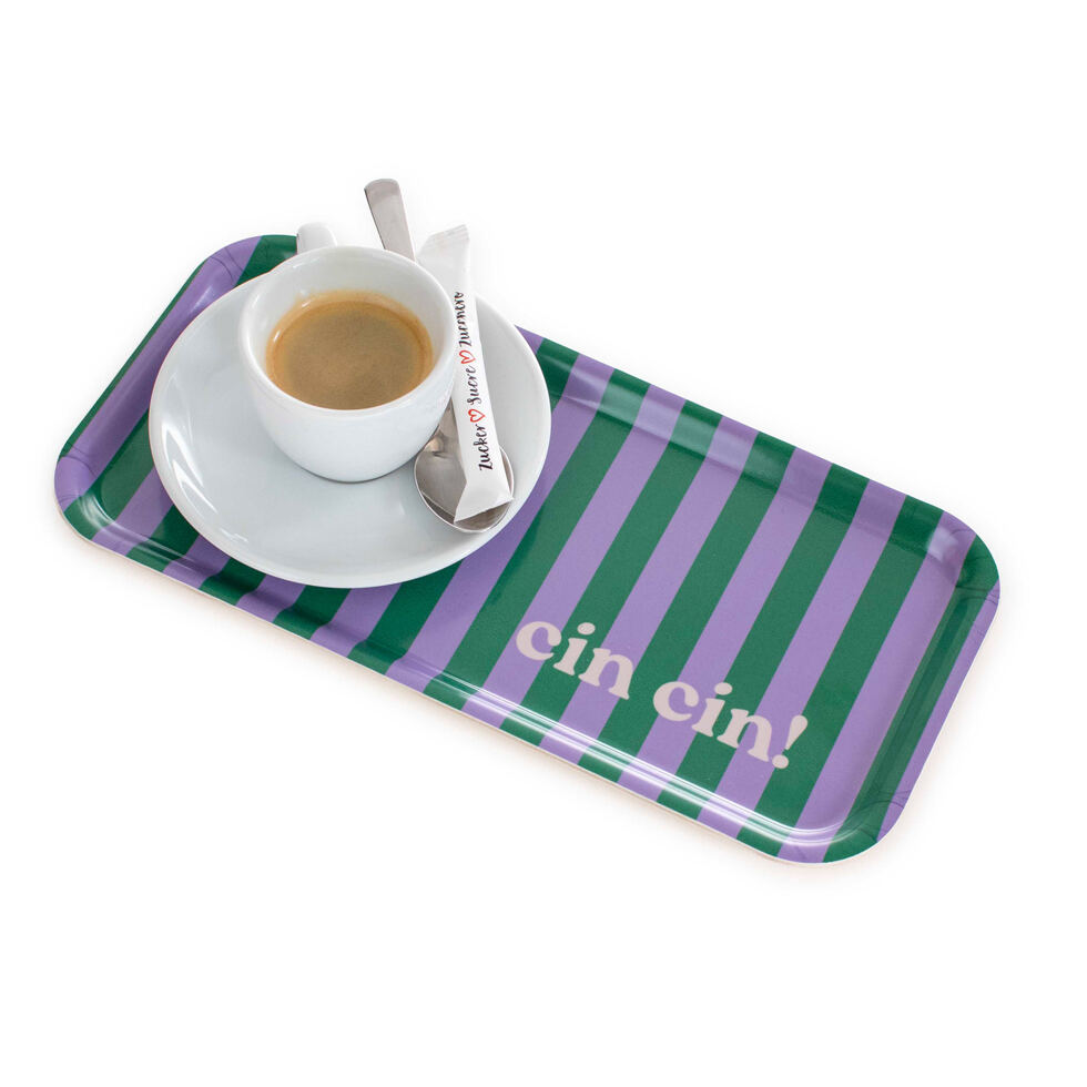 Serviertablett - cin cin!
27 x 13cm 
