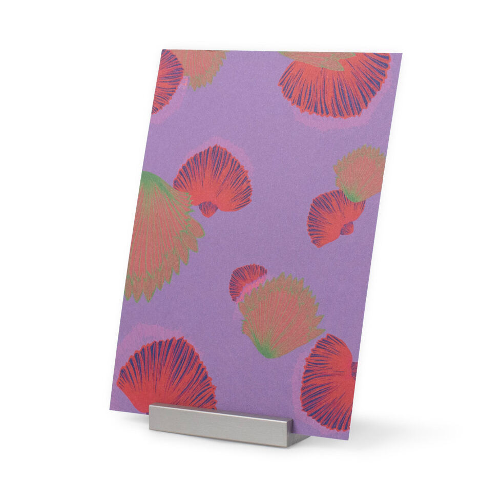 Card holder "Durable" aluminum silver 