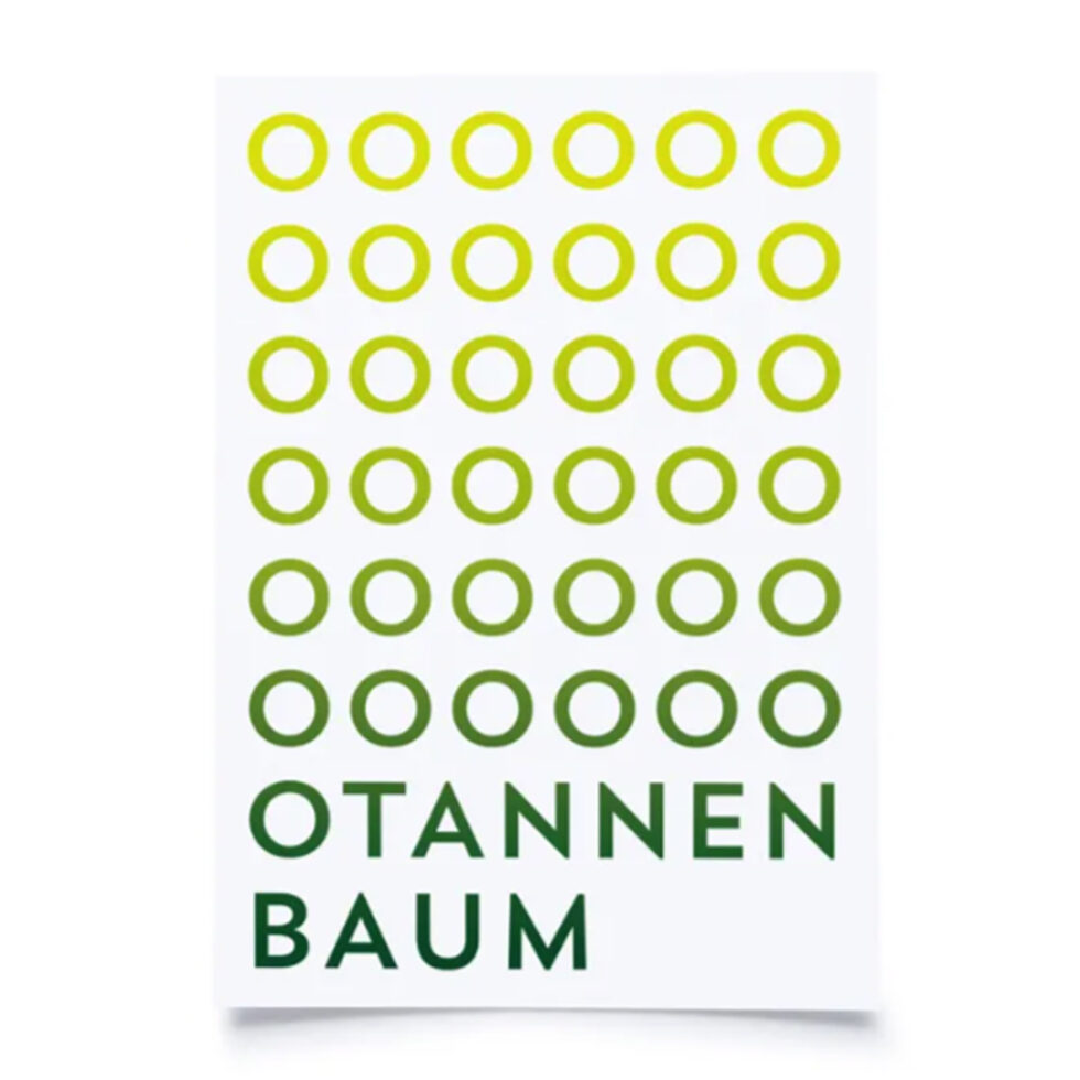 Postkarte 
Ooo Tannenbaum 