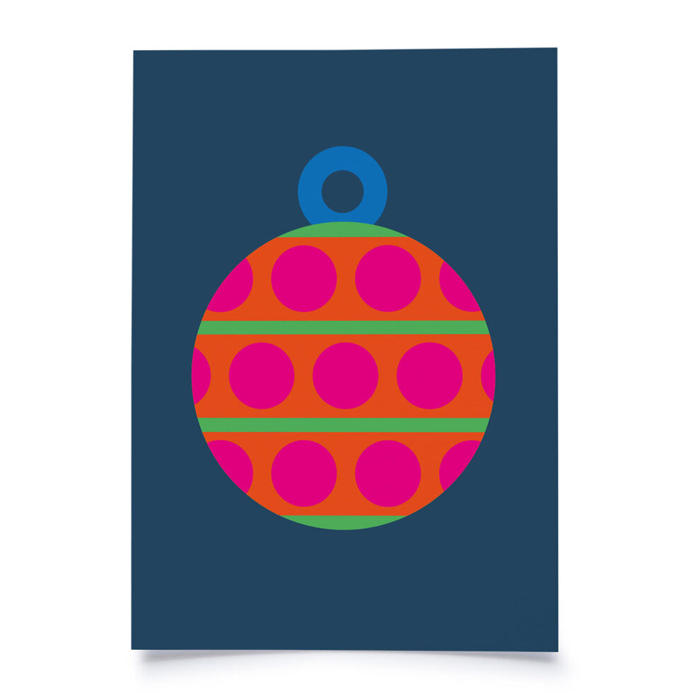 Postkarte
Weihnachtskugel Punkte Postkarte
Weihnachtskugel Punkte