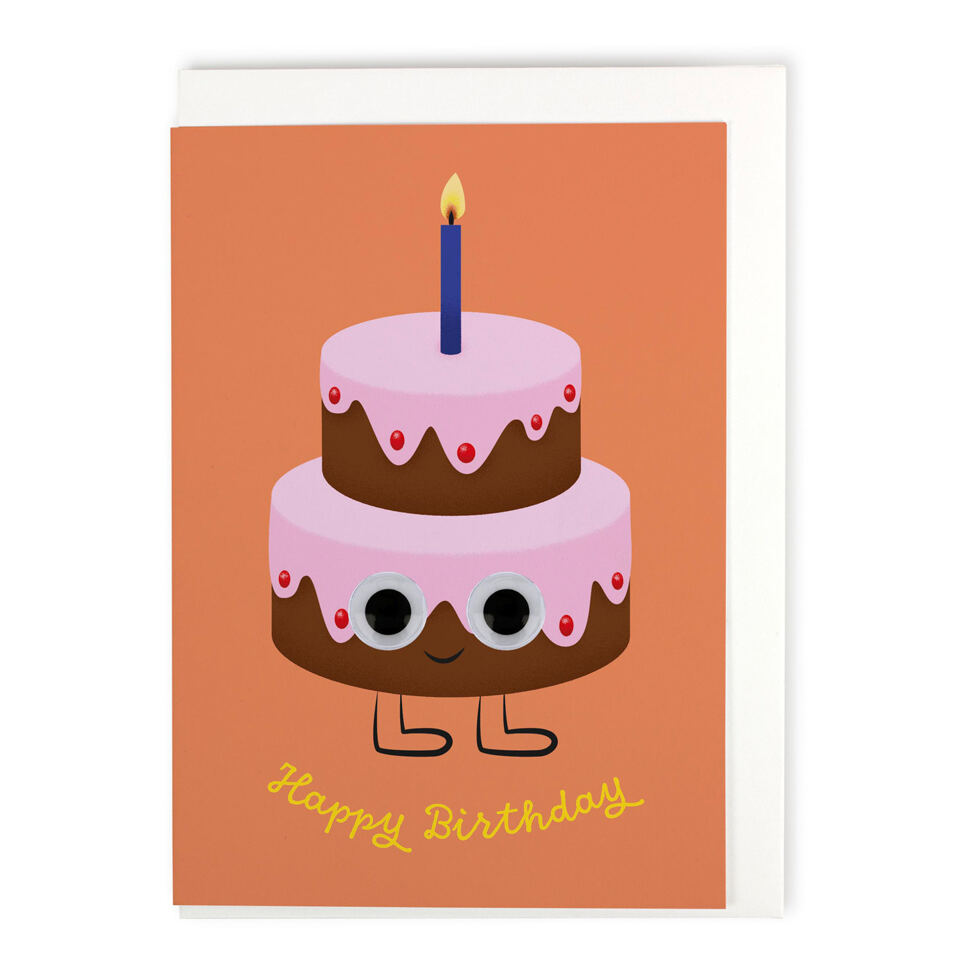 Folded card wiggle eyes
Happy Birthday Folded card wiggle eyes
Happy Birthday
