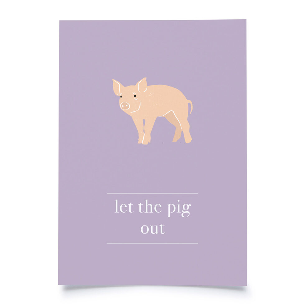 Postcard D`English
Pig 