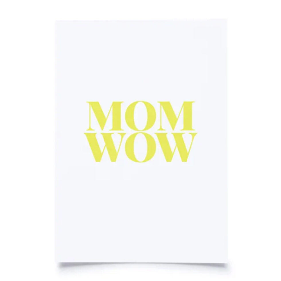 Postcard
"Mom Wow" 
