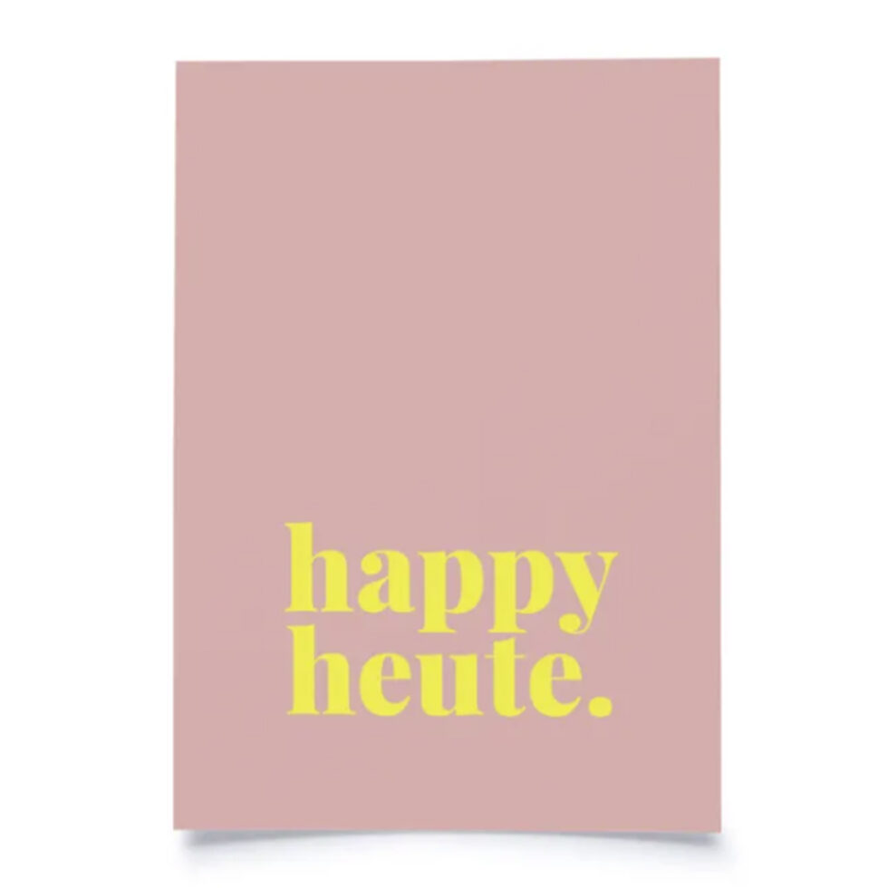 Postcard
"Happy today" 