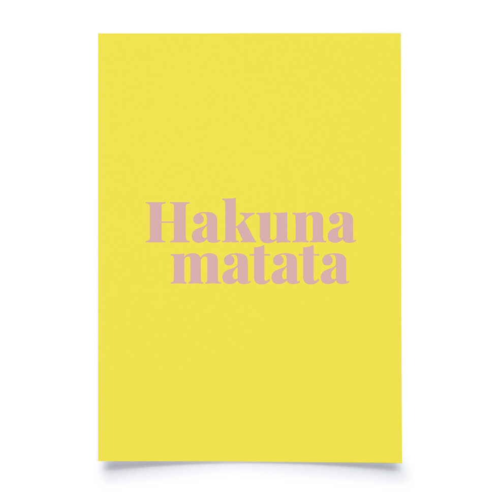 Postcard
"Hakuna Matata" 