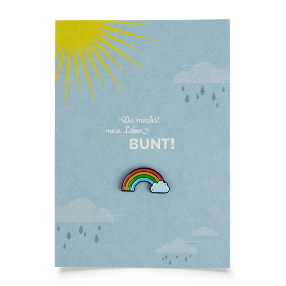 Card Pin - Rainbow 