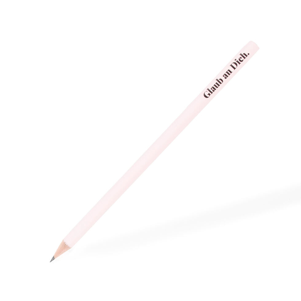 Bleistift rosa
Glaub an dich 