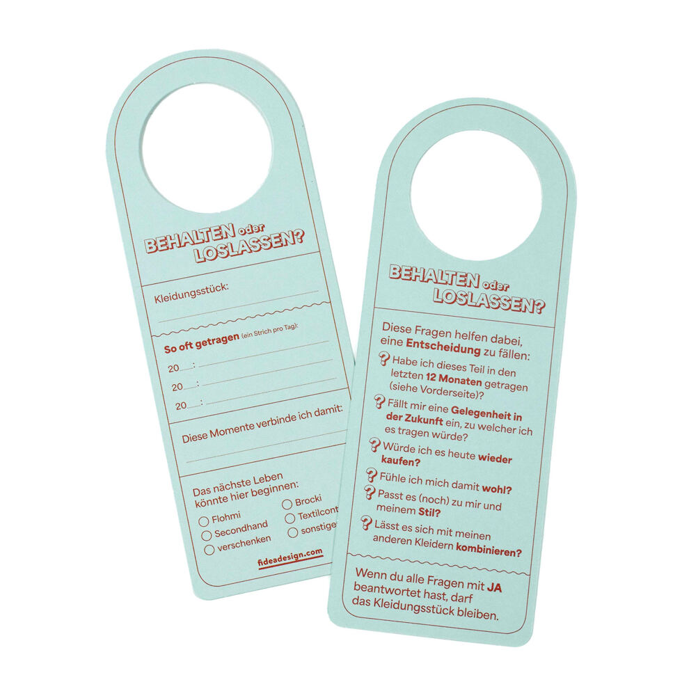 Kleider-Entscheider - Anhänger 