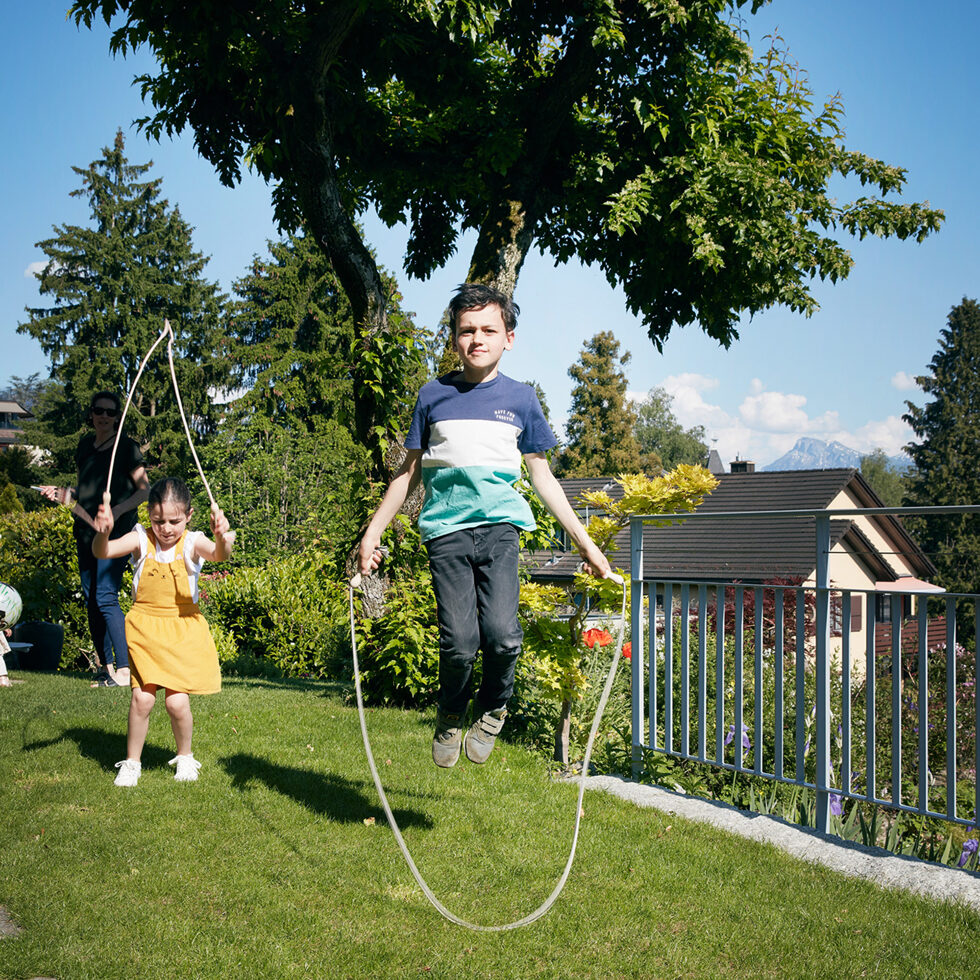 Corde à sauter rouge 