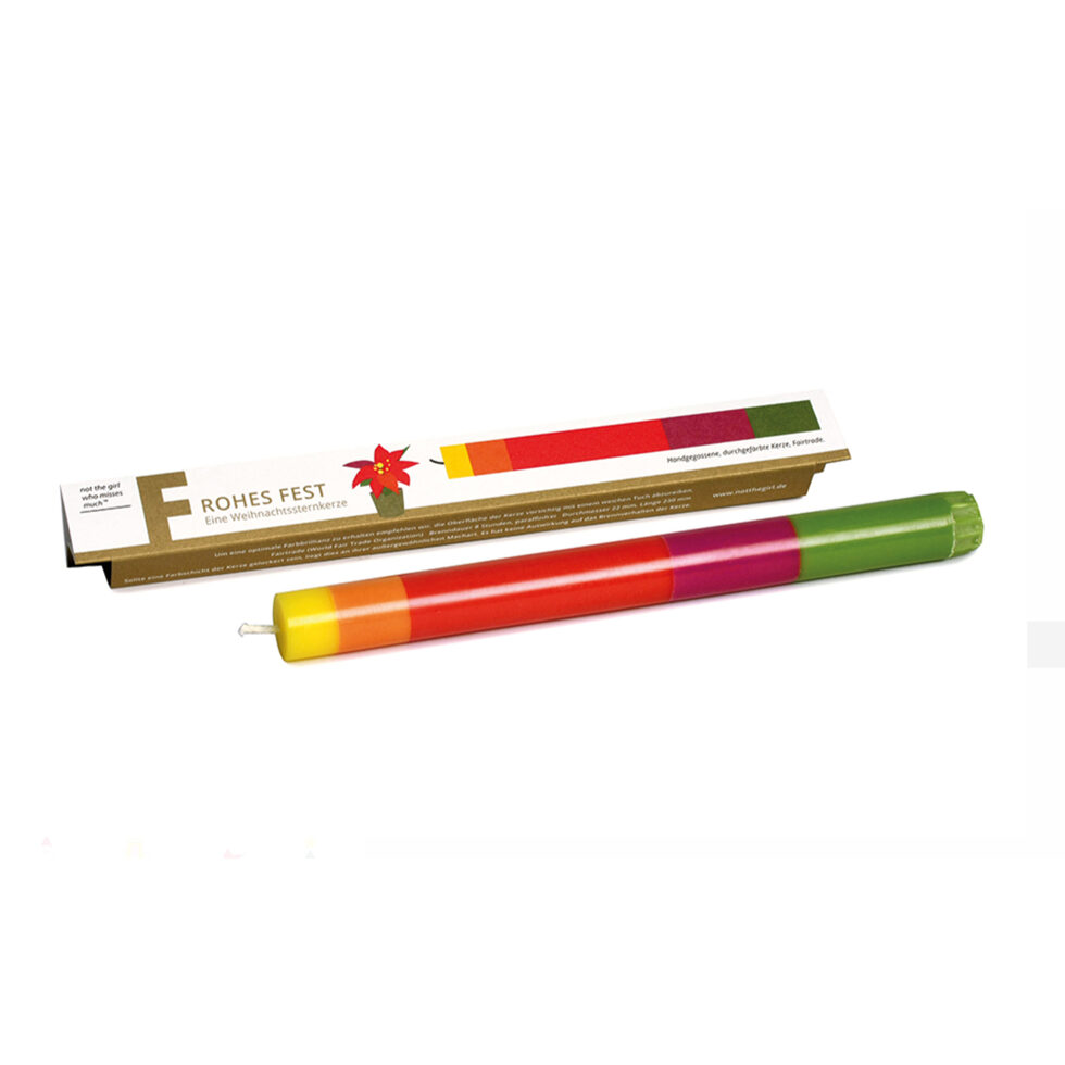 Stabkerze Frohes Fest 