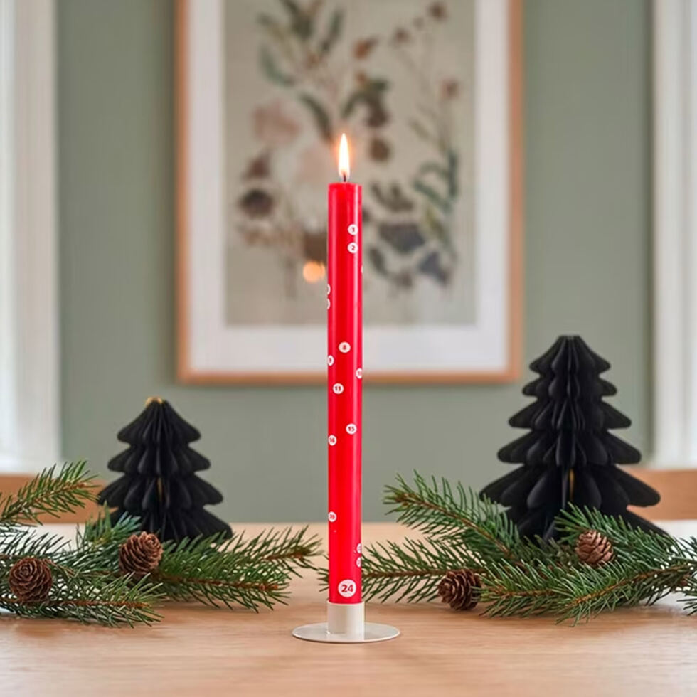 Adventskerze
Countdown rot 