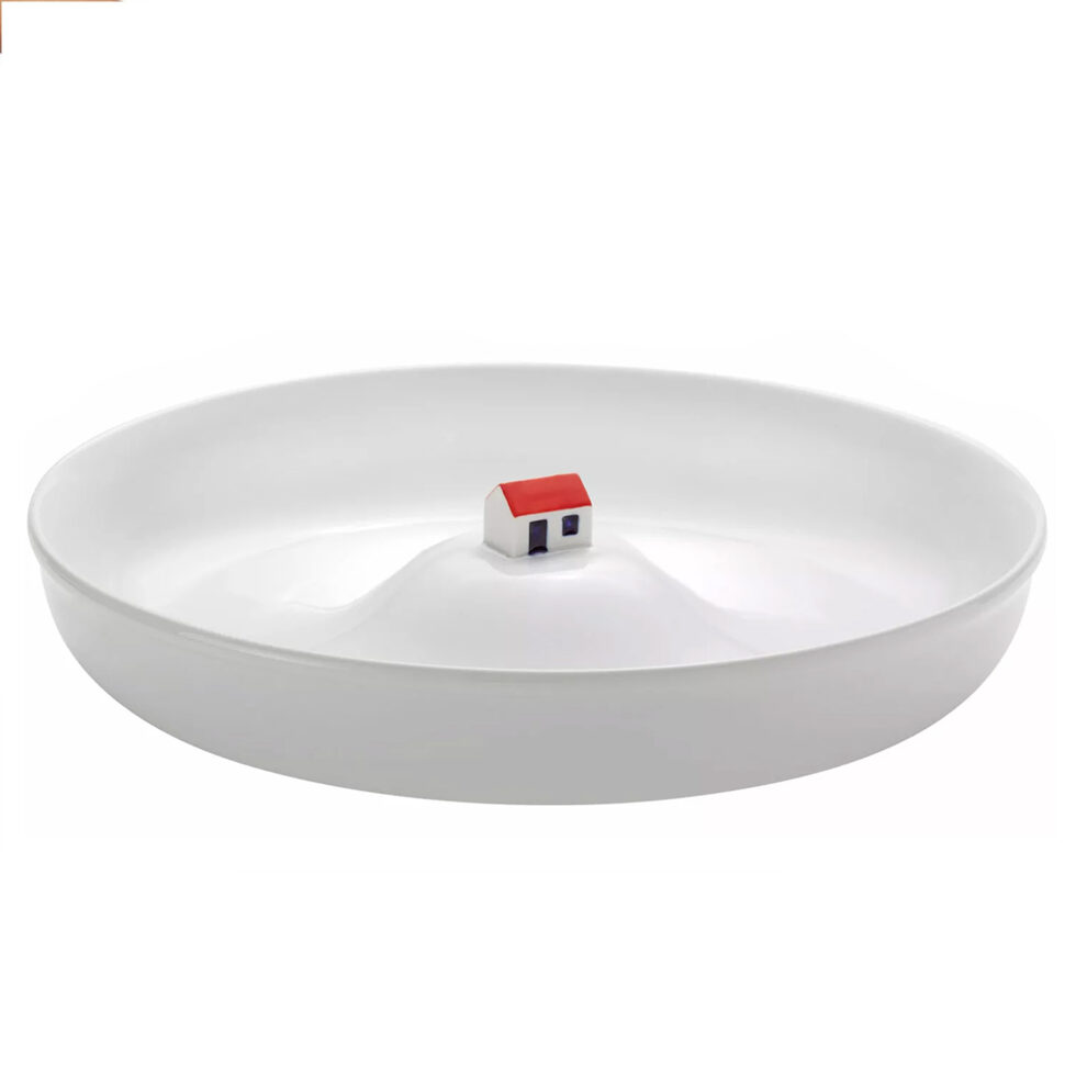 Assiette avec maison
grande 25 cm 