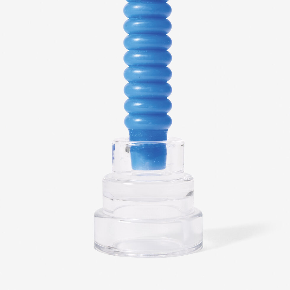 Bougeoir 2en1 verre clair 