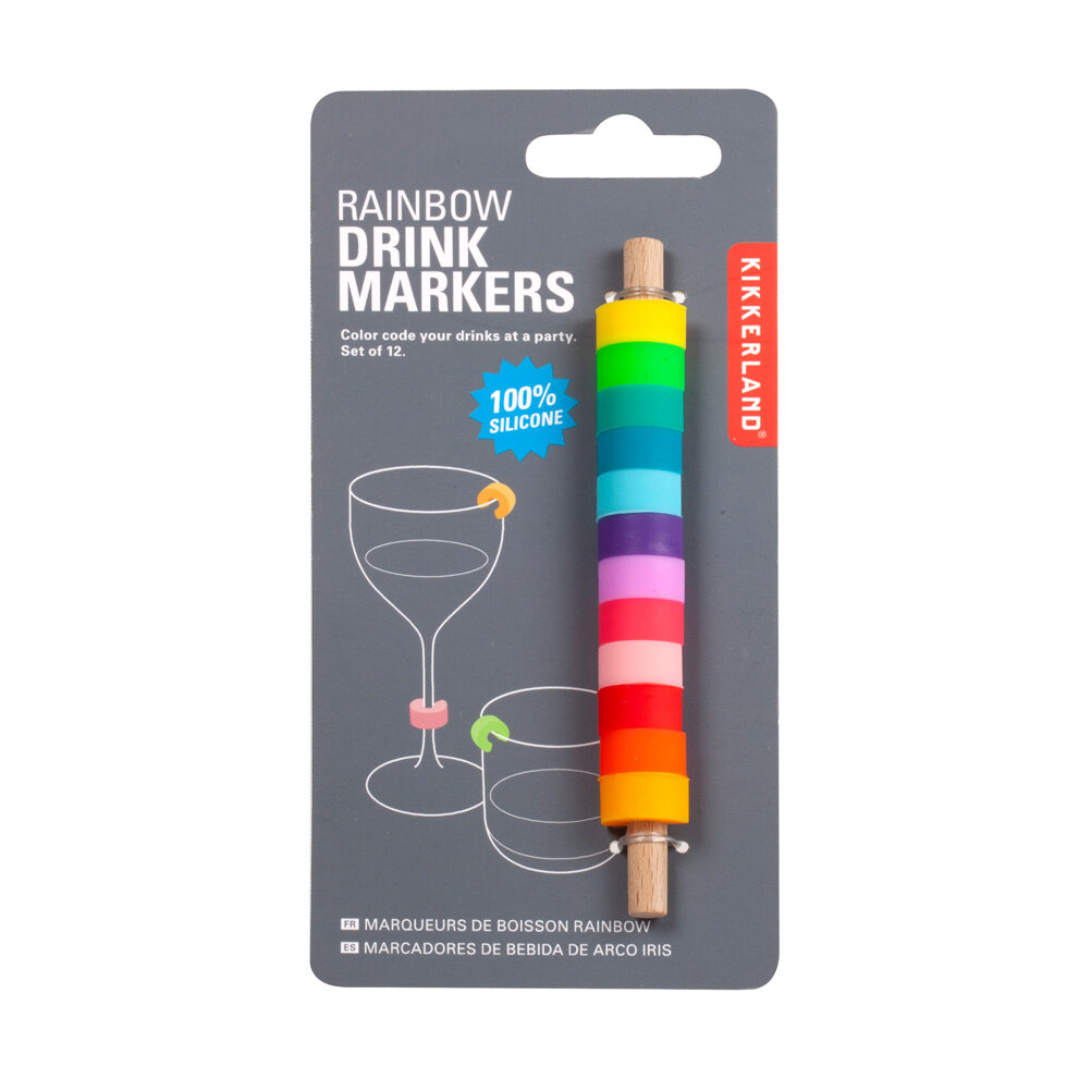 Glass markers Rainbow
12 pieces 