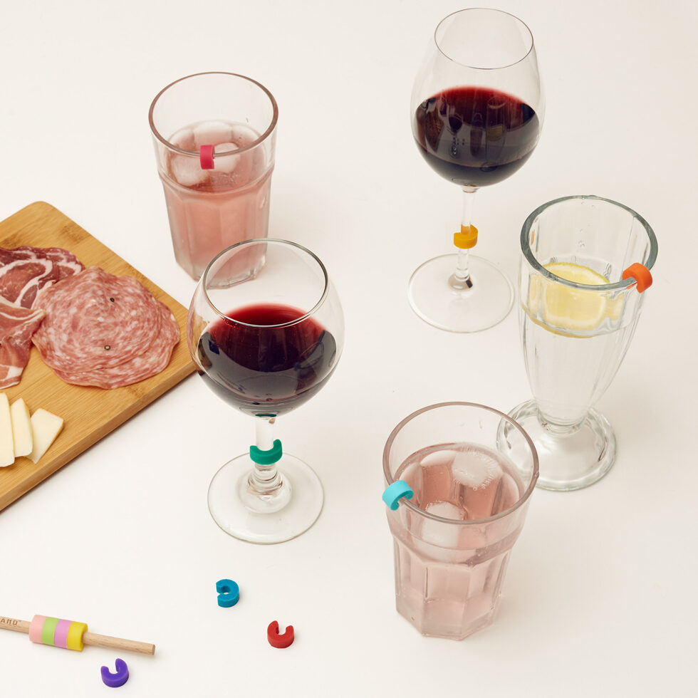 Glass markers Rainbow
12 pieces 