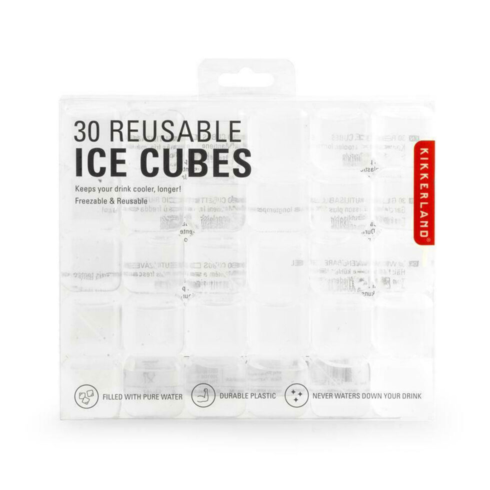 Ice cubes reusable
clear 30 pcs. 