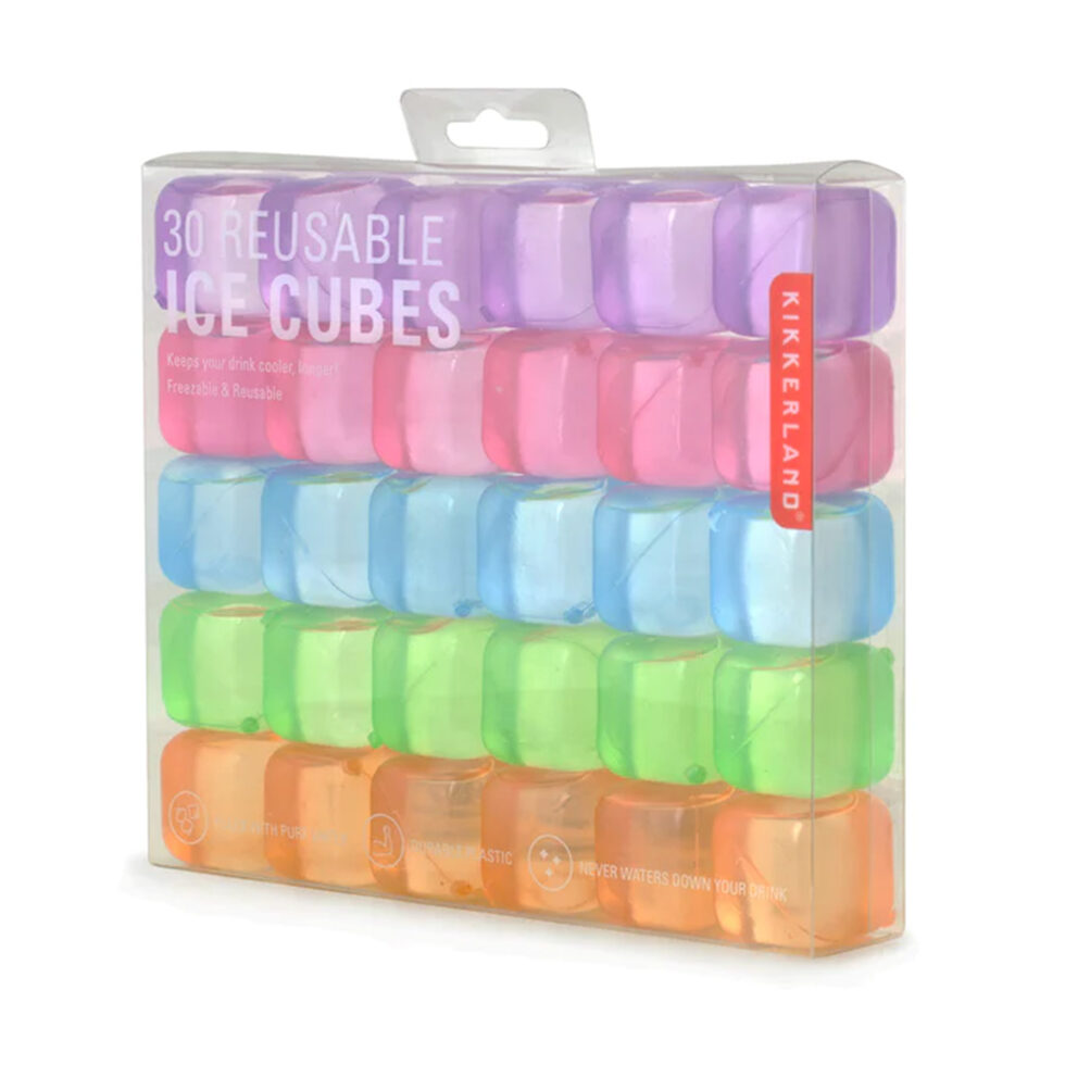 Ice cubes reusable
colorful 30 pcs. 