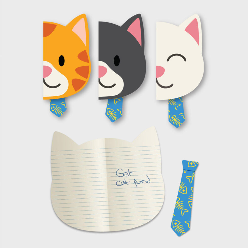 Carnet de notes Chat
lot de 3 