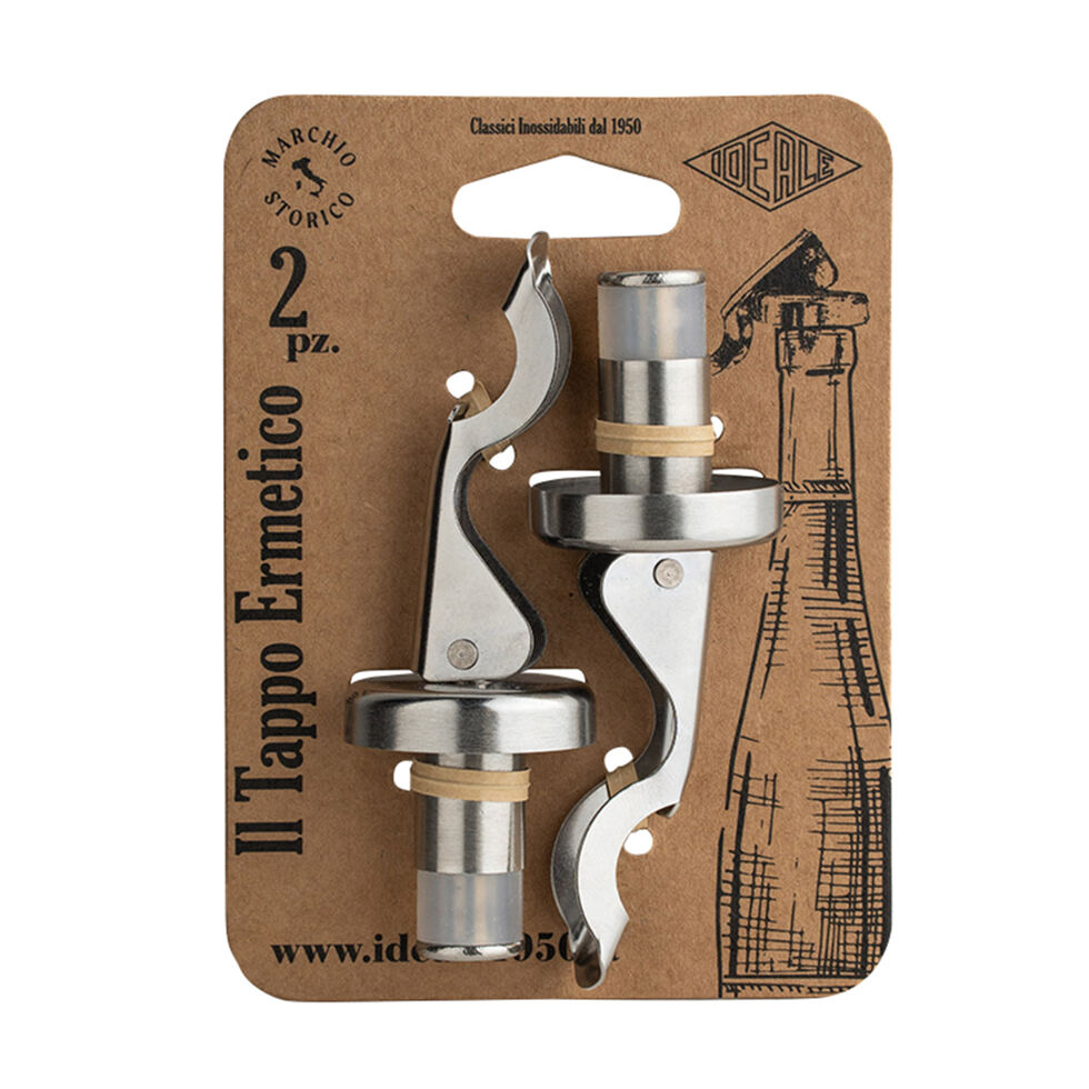 Flaschenverschluss 2er
Chromstahl 