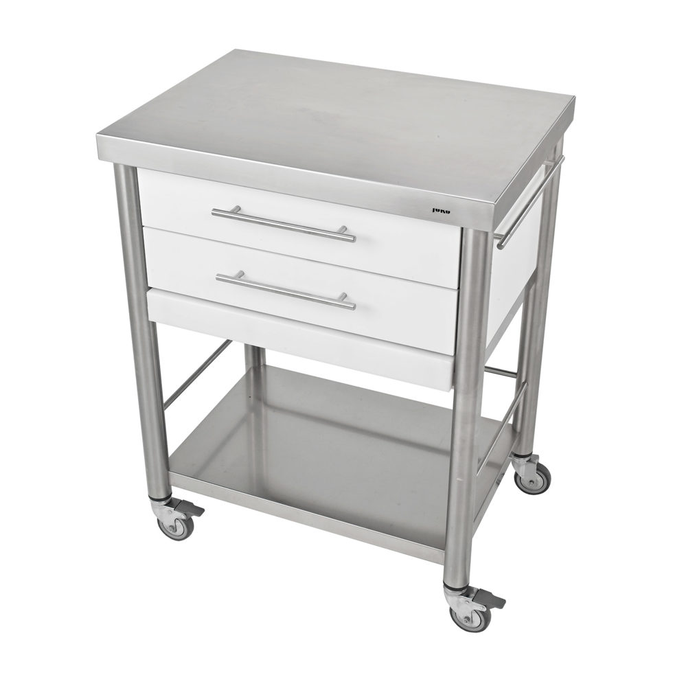 Kitchen trolley Corian white2 drawers50 x 70 