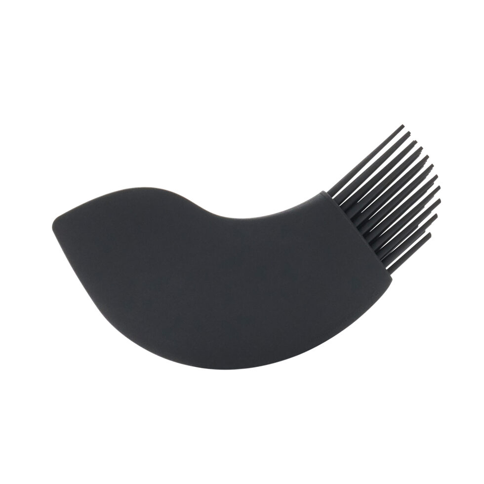 Silicone brush and spatula
black 