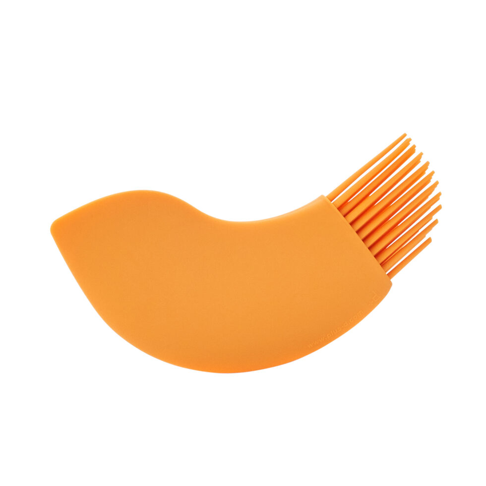 Pinceau et spatule en silicone
orange 