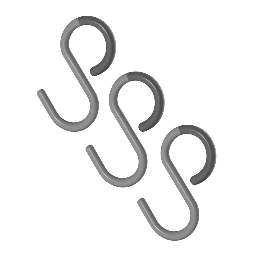 Crochet en S flexible
gris, 3s 
