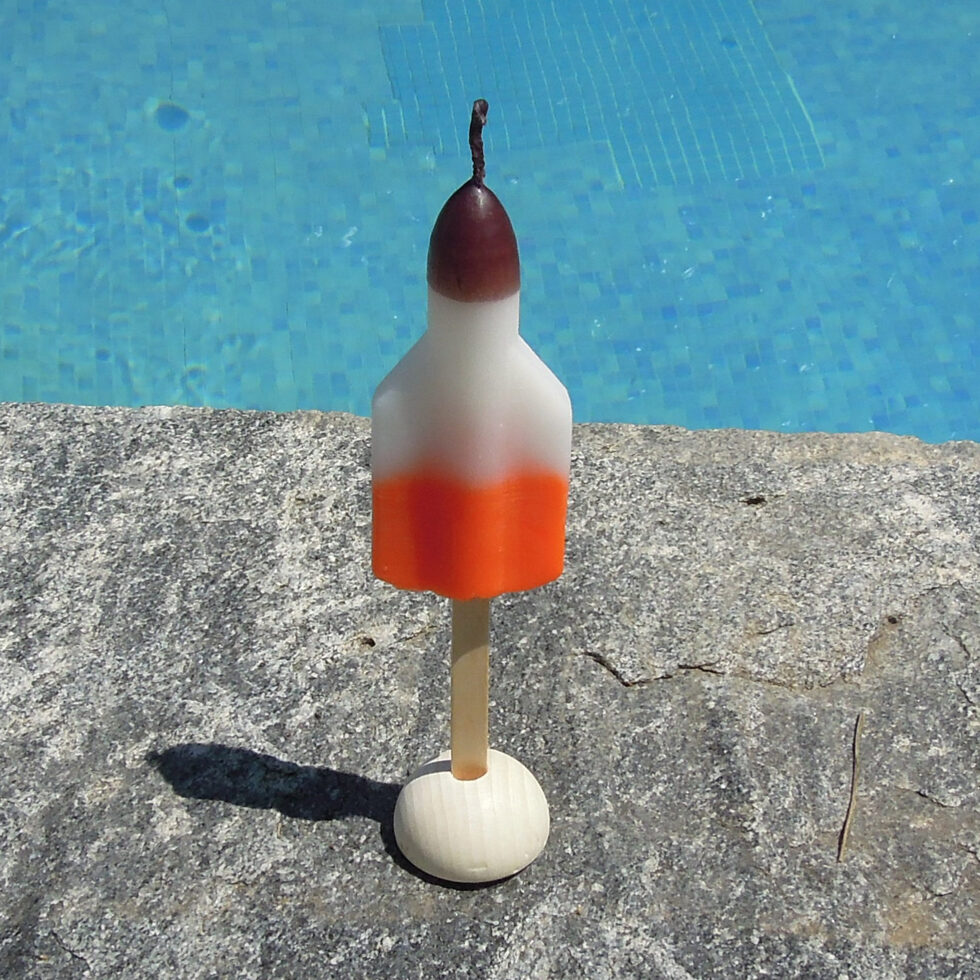 Candle rocket ice cream 