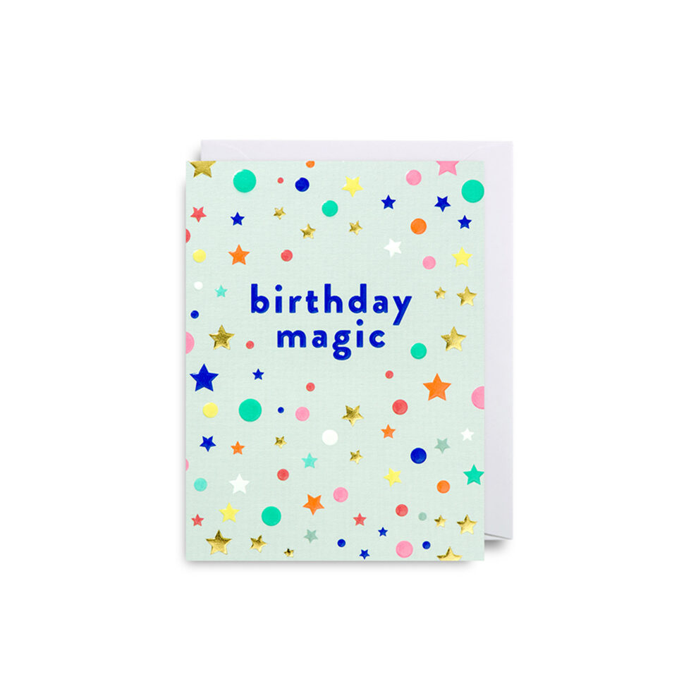 Birthday Magic folding card 