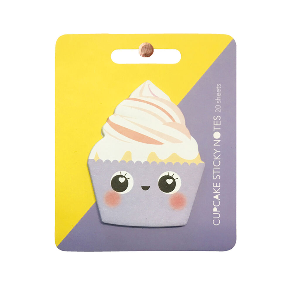 Postit Cupcake Purple 
