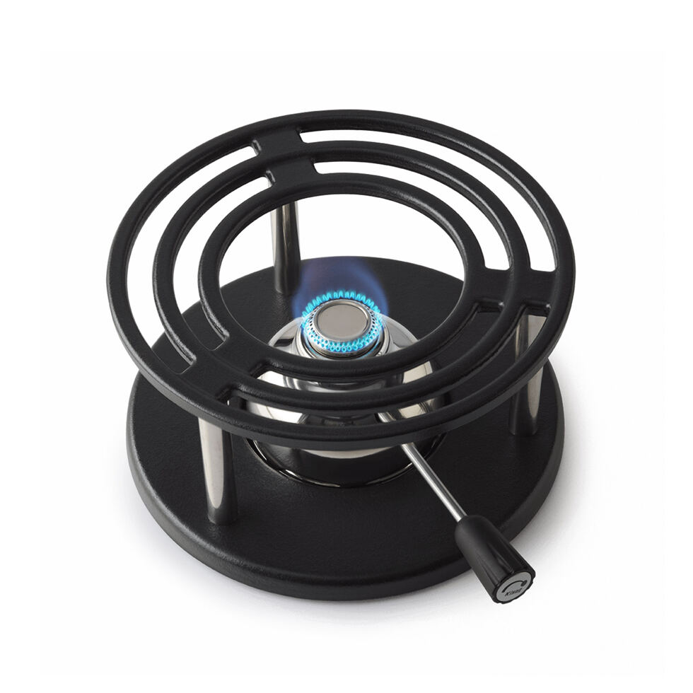 Réchaud black Cast
brûleur à gaz de sécurité inclus 