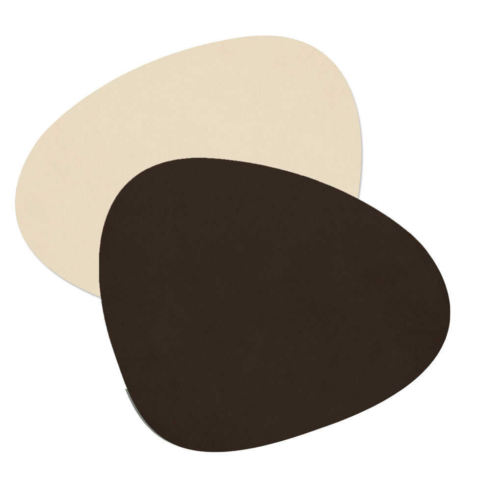 Tischset 
vanilla/hazel curve 37x44 