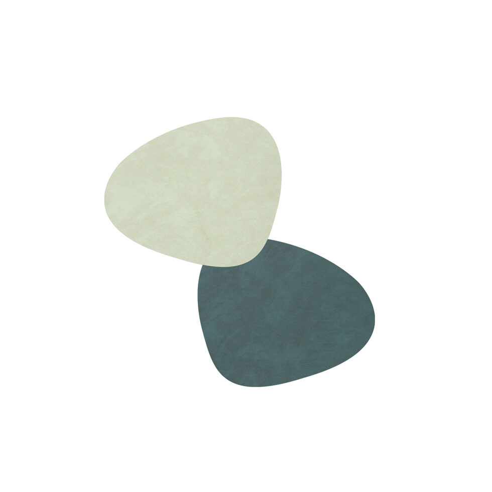 Glass coaster
dark green/light green curve 11x13 