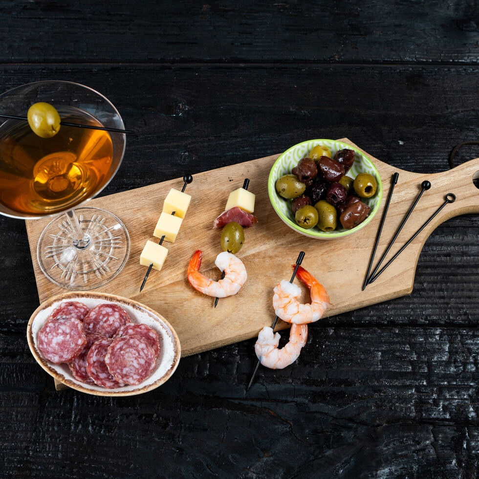 Cocktail Stick 9er Set
dunkelgrau 