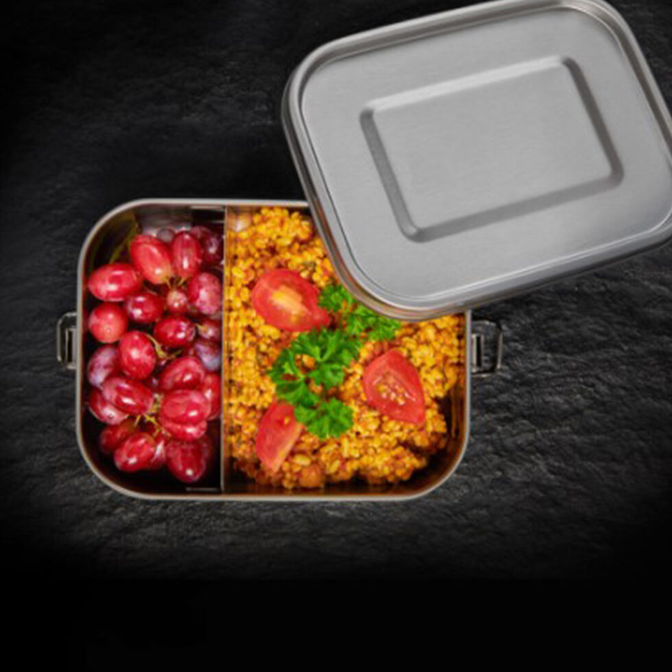 Boîte à lunch en acier inoxydable
800 ml 
