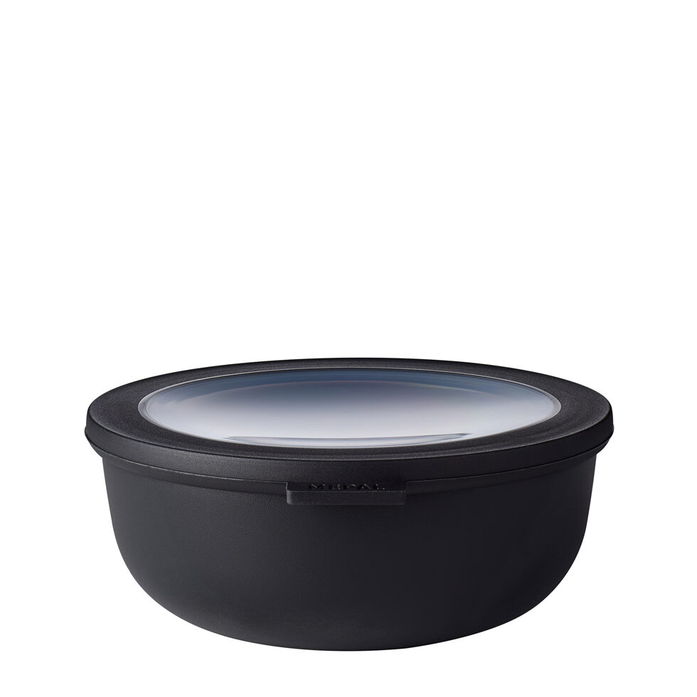 Vorratsdose rund 
schwarz 1.2 lt 