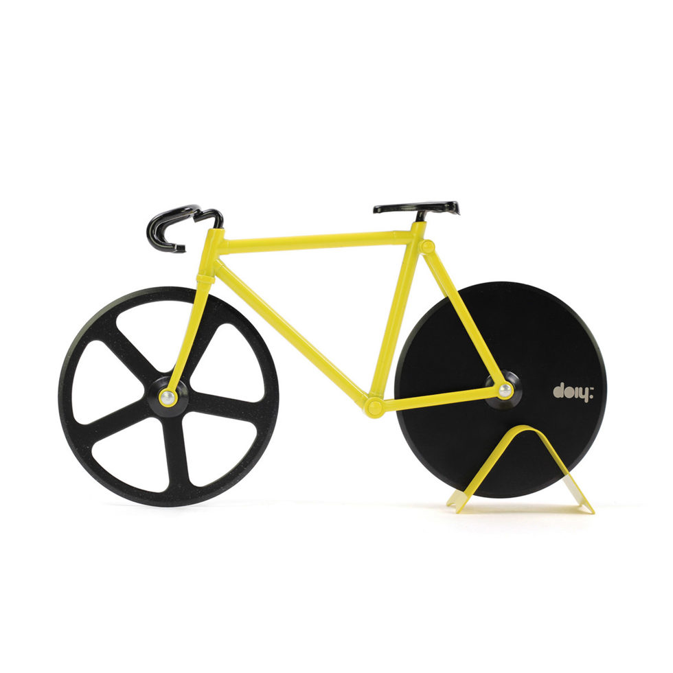 Coupe-pizza Velo noir/jaune 