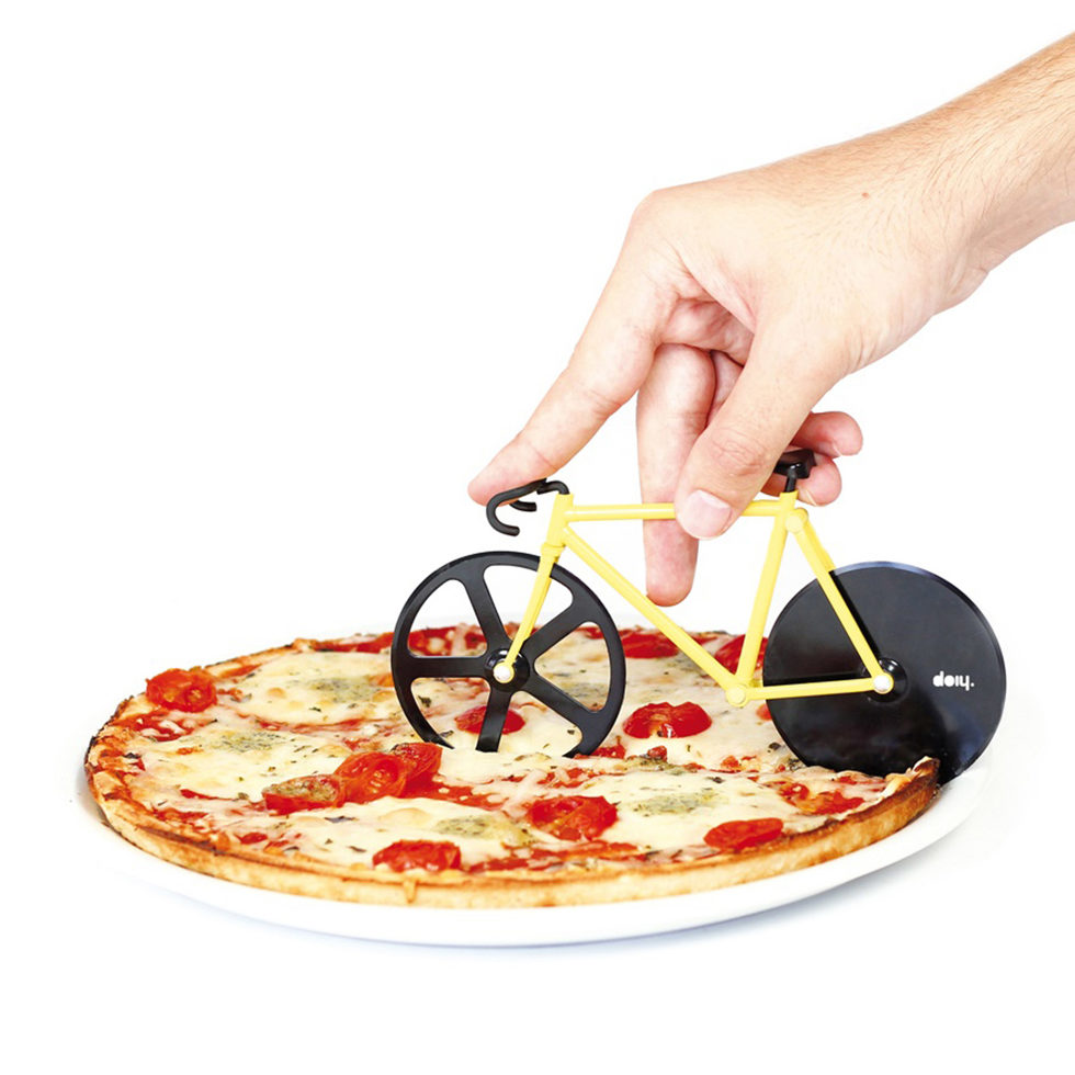 Coupe-pizza Velo noir/jaune 