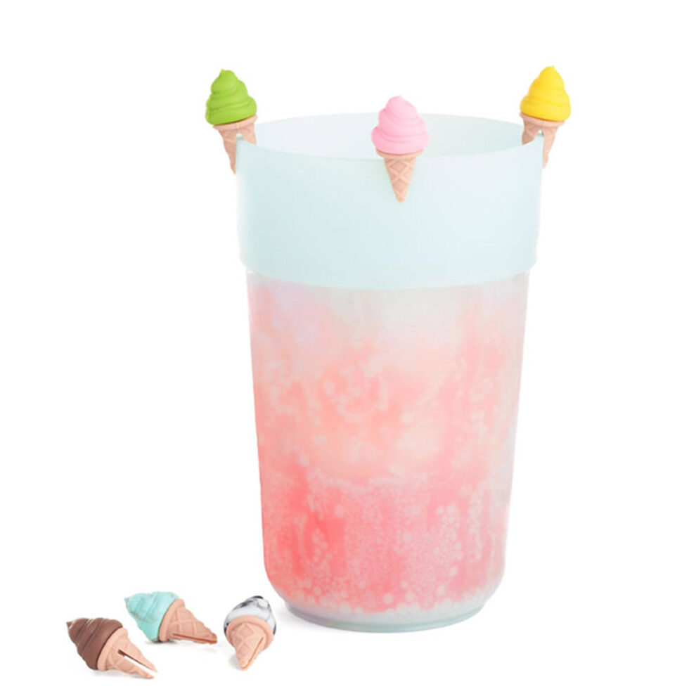 Glass marker ice cream 