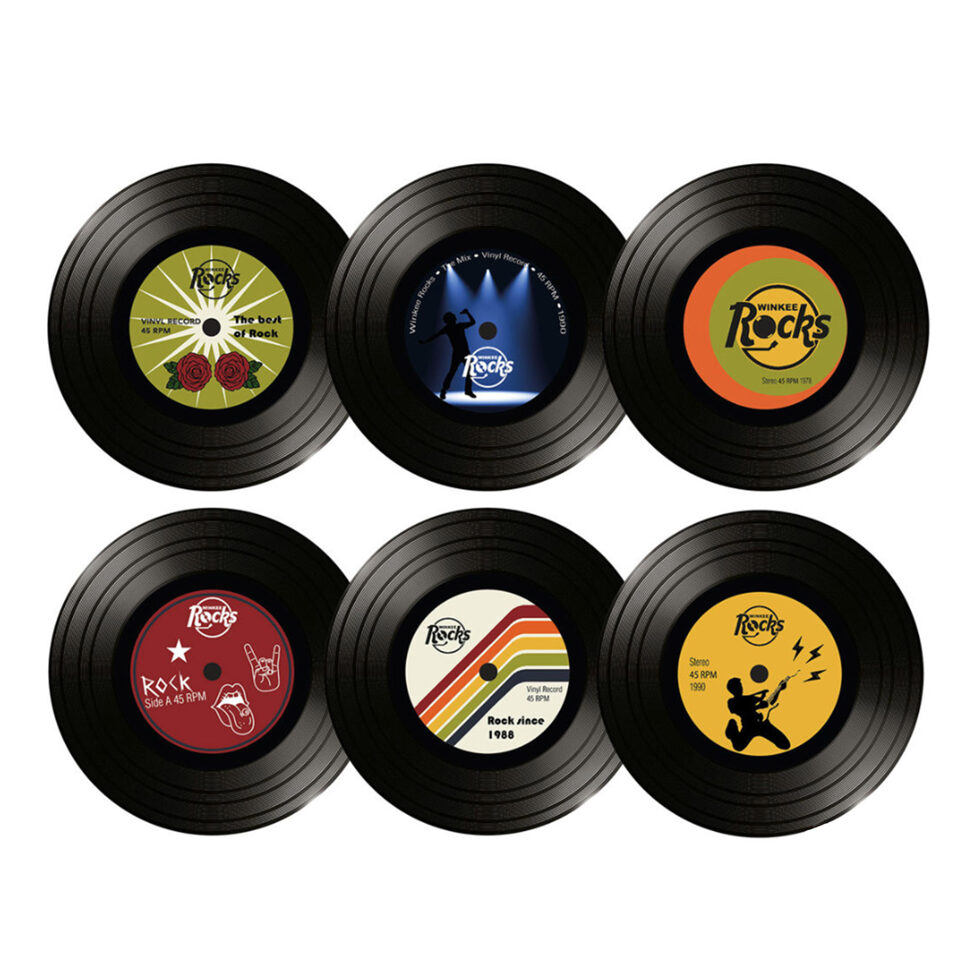 Dessous de verre Vinyle Musique 