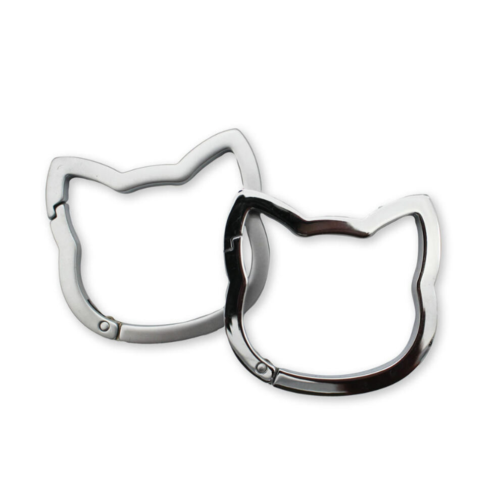 Katzen Karabiner
silber 
