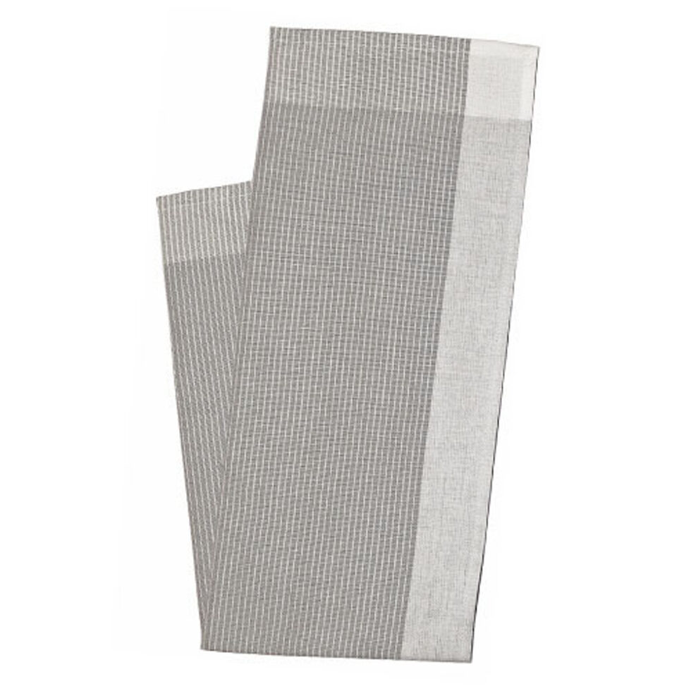 Kitchen towel, stripes fine light grey 