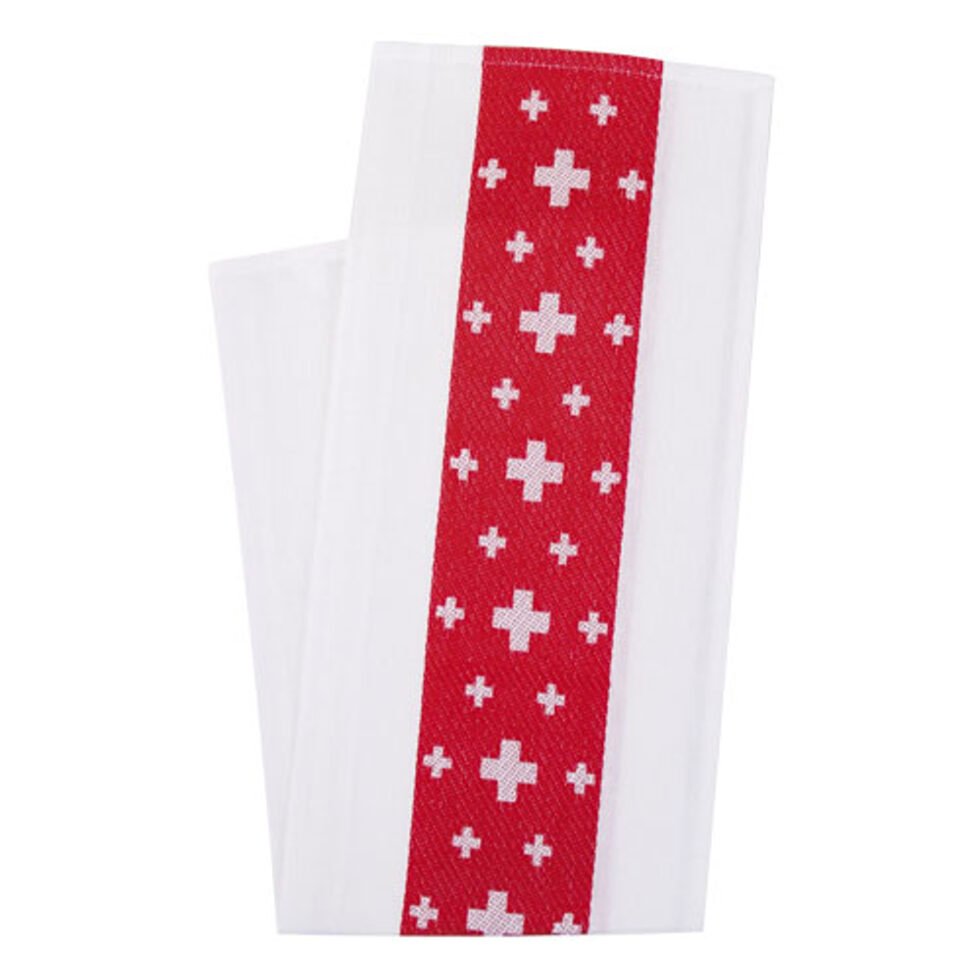 Kitchen towel, CH-crosses 