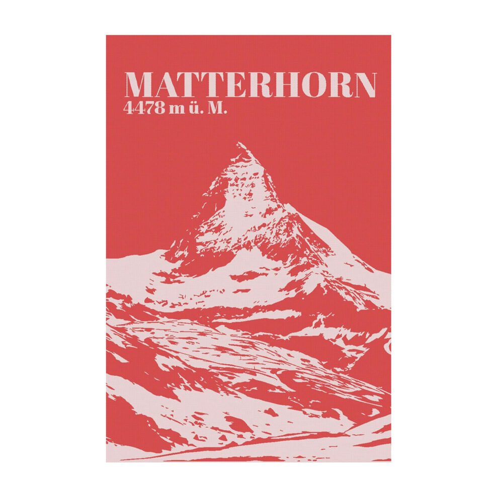Kitchen towel Matterhorn
red 