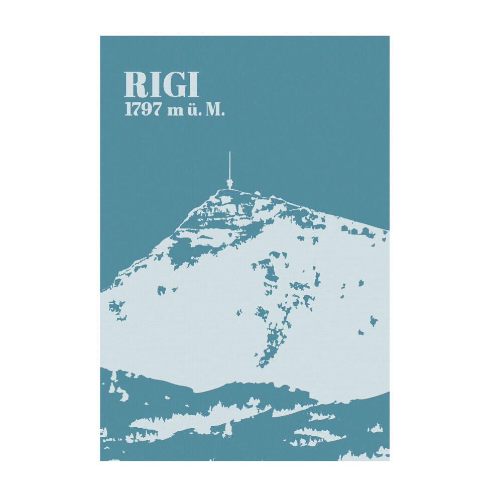 Kitchen towel Rigi
turquoise 