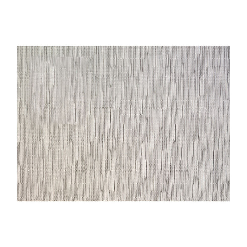 Bamboo Chalk Light Gray Placemat Bamboo Chalk Light Gray Placemat