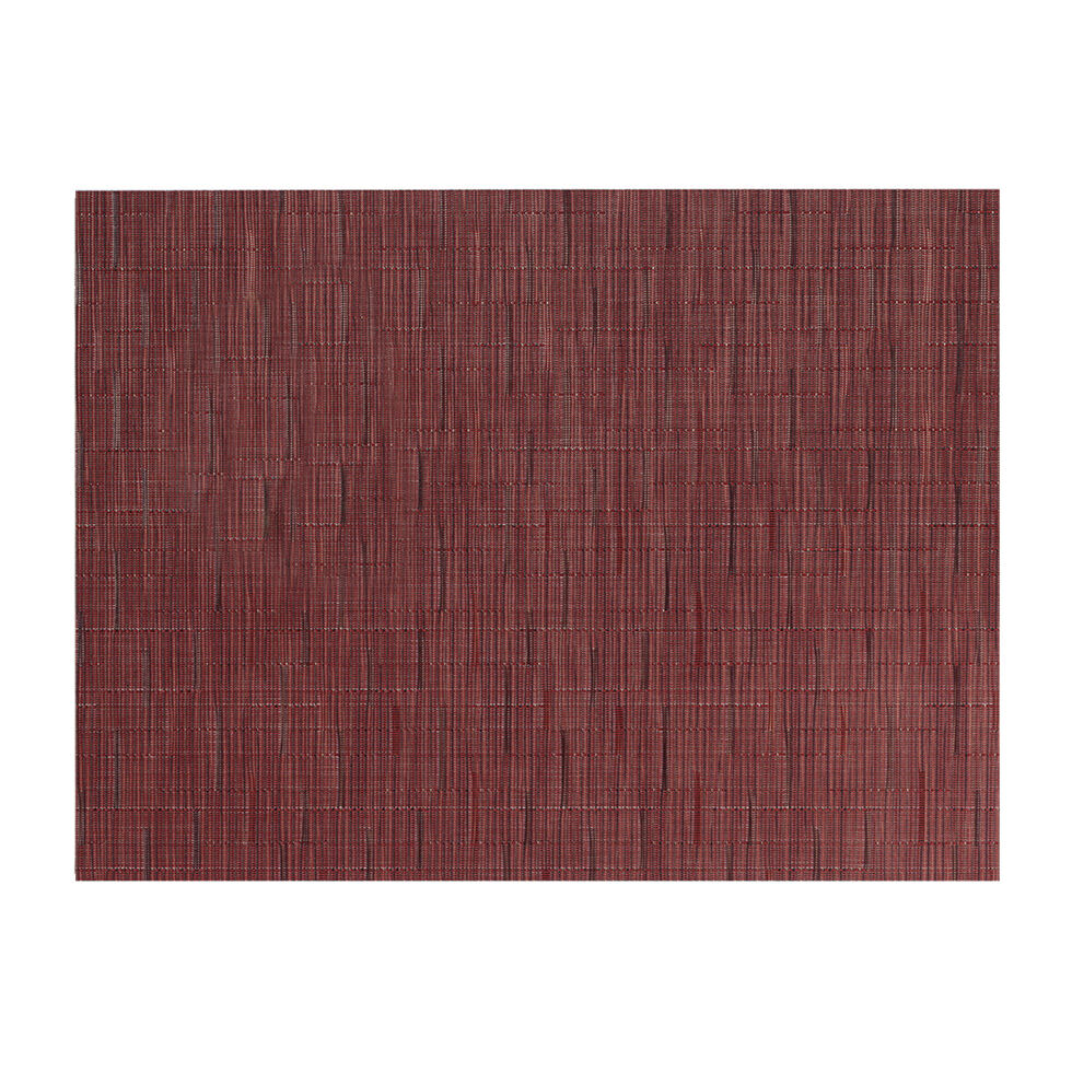 Bamboo Cranberry Red Placemat Bamboo Cranberry Red Placemat