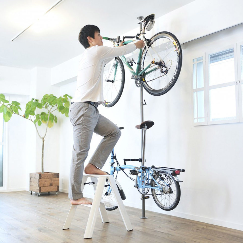 échelle pliante 2 marches blanc 