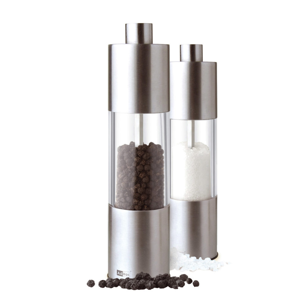 Moulin à poivre ou à sel
Acier inox 18 cm 