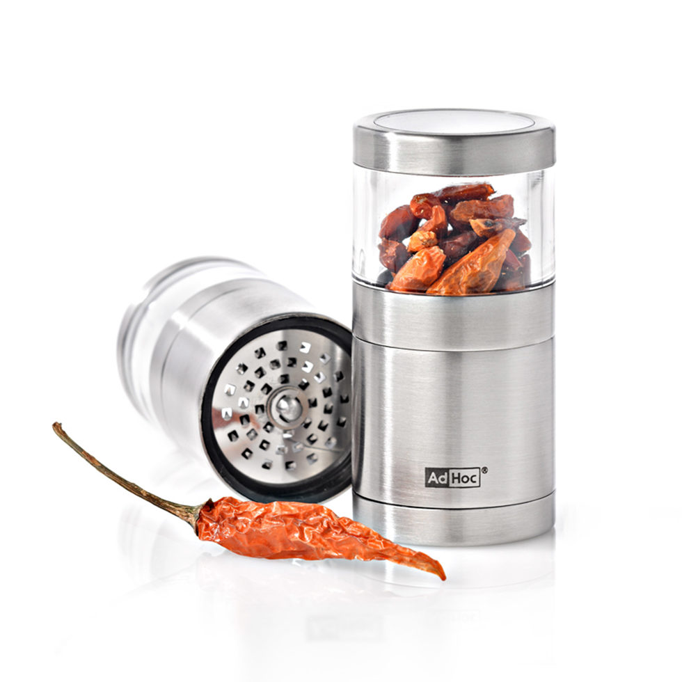 Moulin à piment mini en acier inoxydable 7.6 cm 